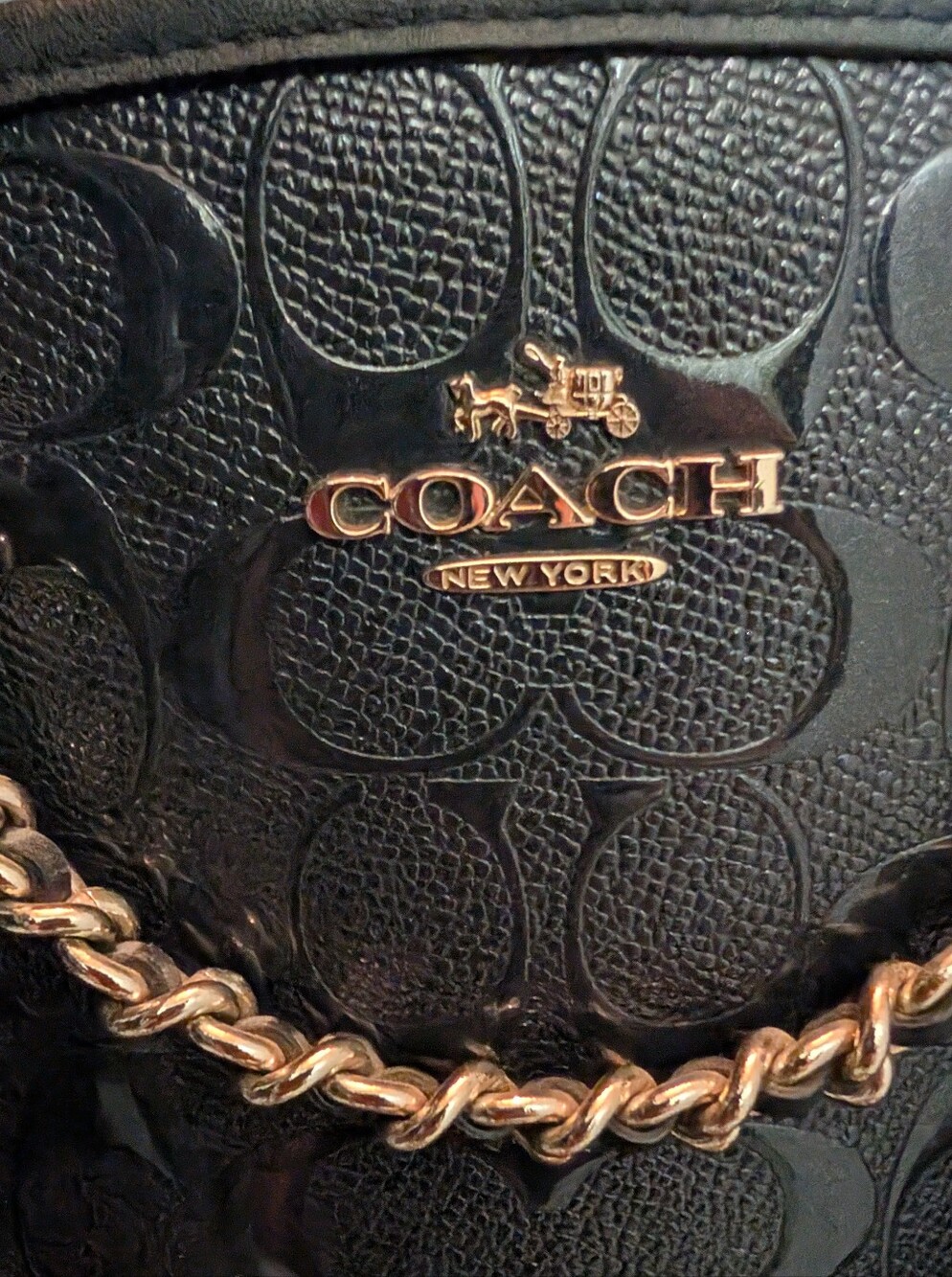 Coach Margot Carryall in Navy Blue - Picture 2 of 6